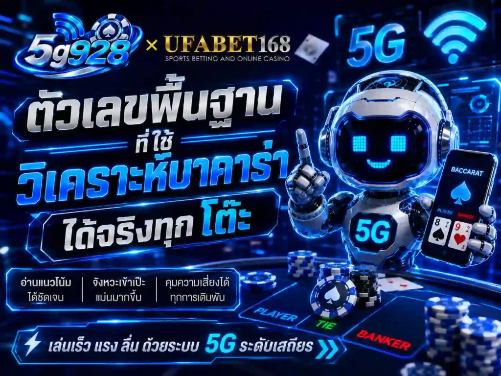ตัวเลขพื้นฐานที่ใช้ วิเคราะห์บาคาร่า ได้จริงทุก โต๊ะ